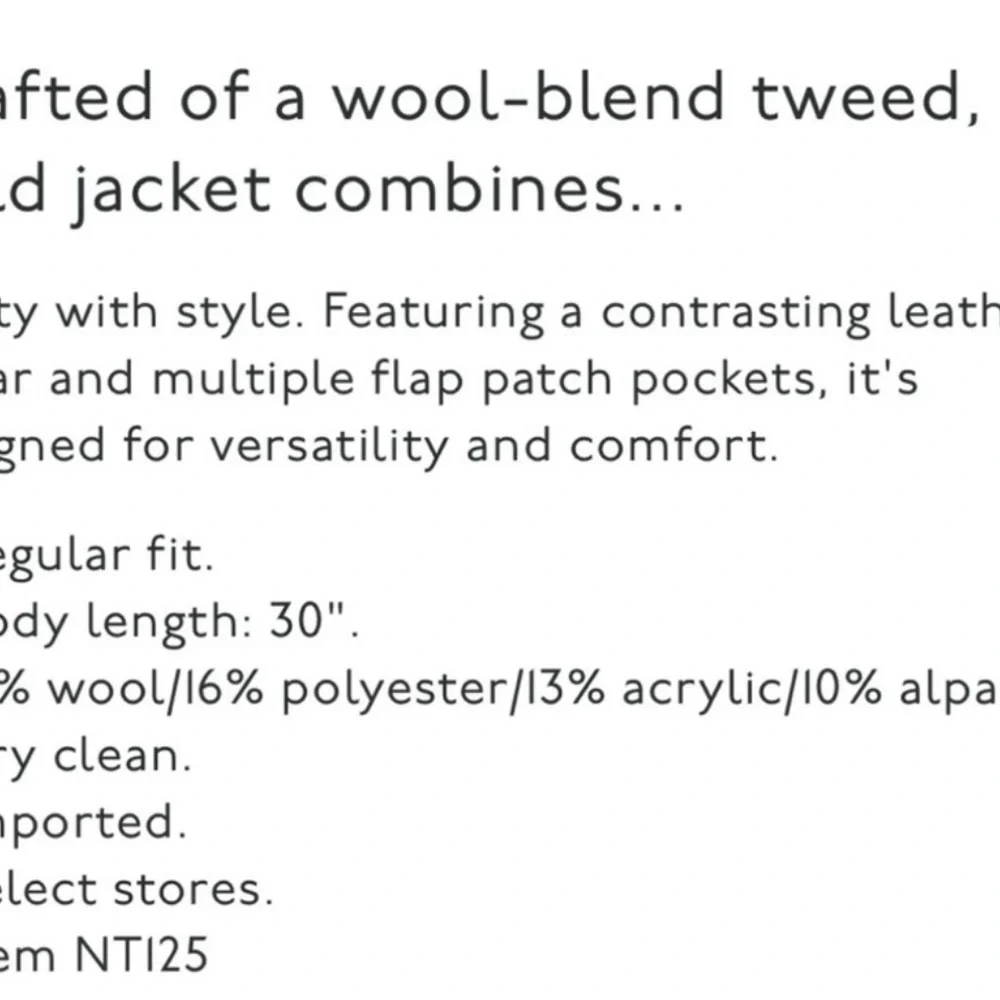 Madewell Gray Tweed Utility Jacket with Black Collar - Picture 8 of 8